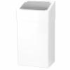 1101-Sanitary bin, 18 l, white stainless steel