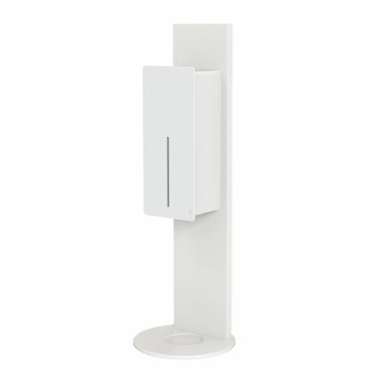 3175-dispenser stand, table, white