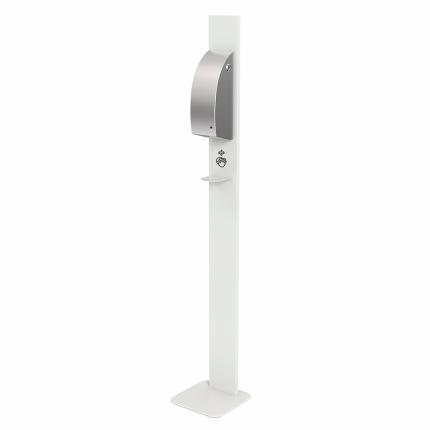 3180-dispenser stand, floor, white