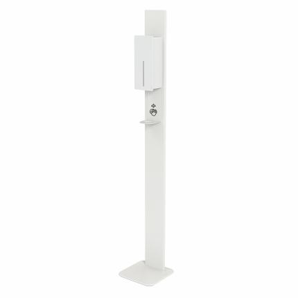 3180-dispenser stand, floor, white