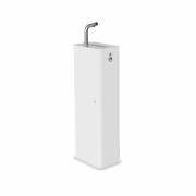 3196-DAN DRYER COLUMN, sanitiser stand, white, for batteries