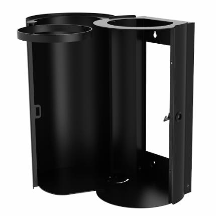 3325-BJÖRK waste bin, 18 L, black