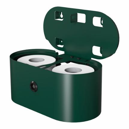 3381-Björk double-x toilet roll holder, RAL CLASSIC
