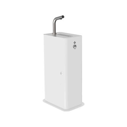 3496-DAN DRYER COLUMN Junior, sanitiser stand, white, for batteries