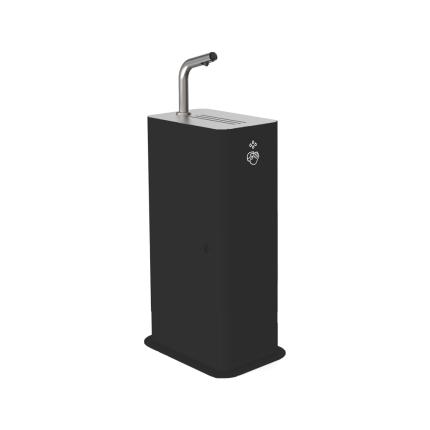 3497-DAN DRYER COLUMN Junior, sanitiser stand, black, for batteries