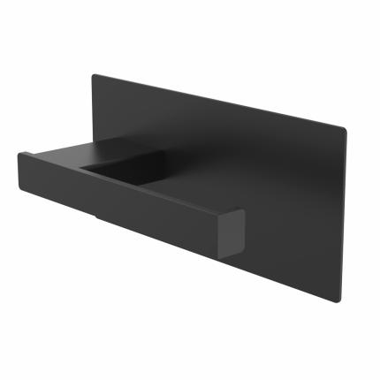 5010-Toilet roll holder, black, right-oriented