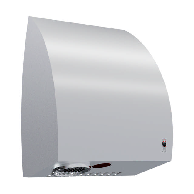 STAINLESS DESIGN AE hand dryer, brushed stainless steel
