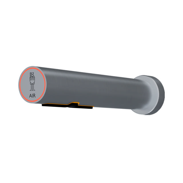 AIRTAP wall-mounted hand dryer, touch-less