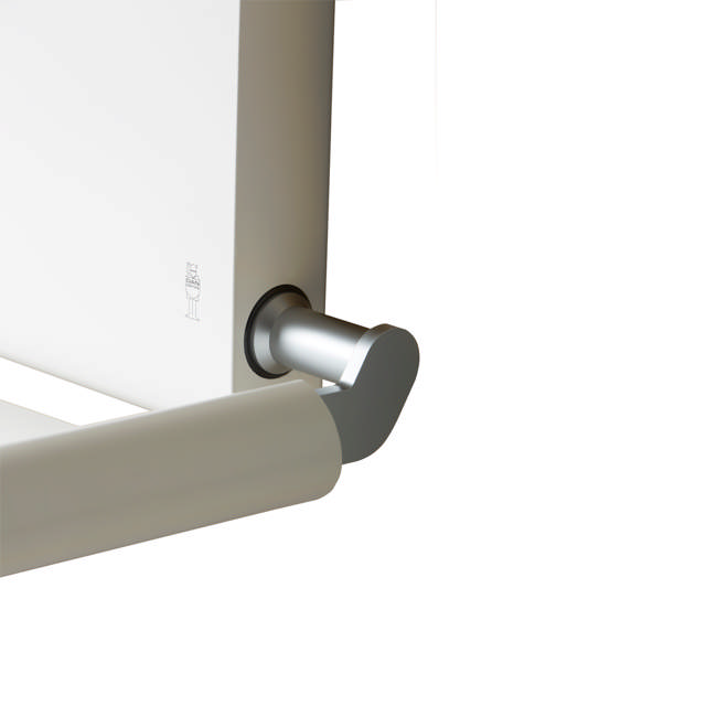 BJÖRK baby changing station with safety strap, white