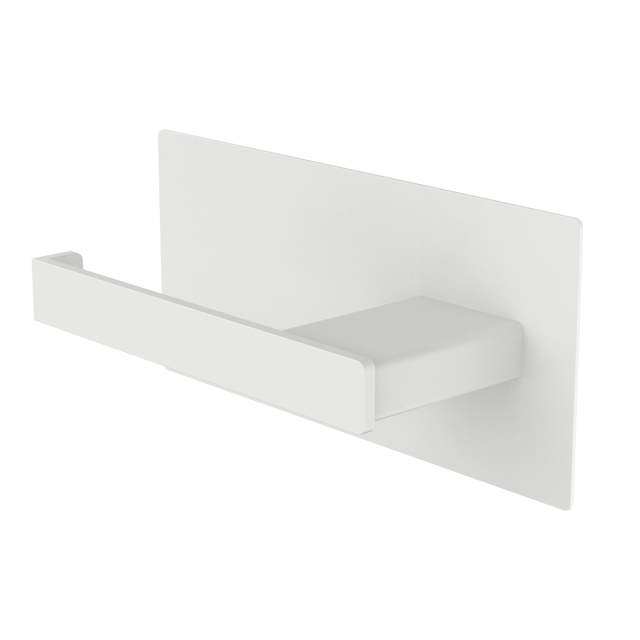 Toilet roll holder, left-oriented, white