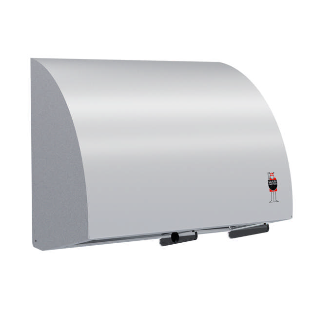 STAINLESS DESIGN toilet roll holder for 2 standard rolls