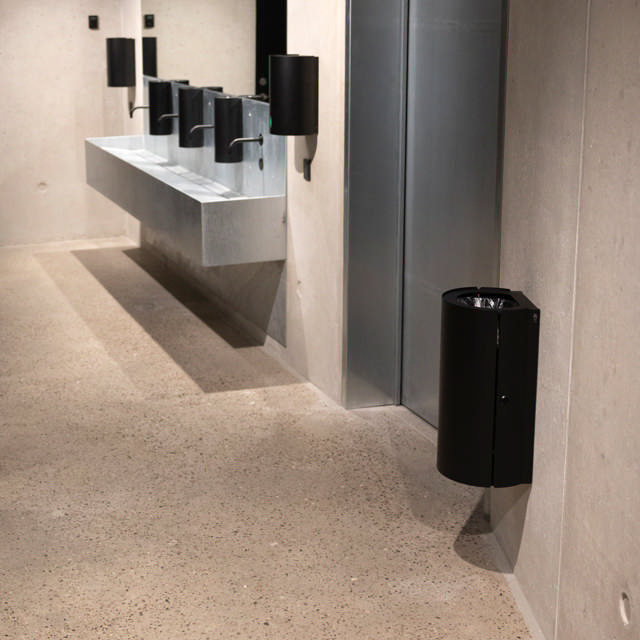 BJÖRK waste bin, 18 L, white