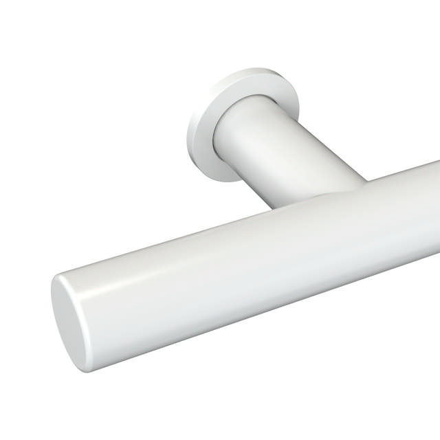 Grab bar, 458 mm, white