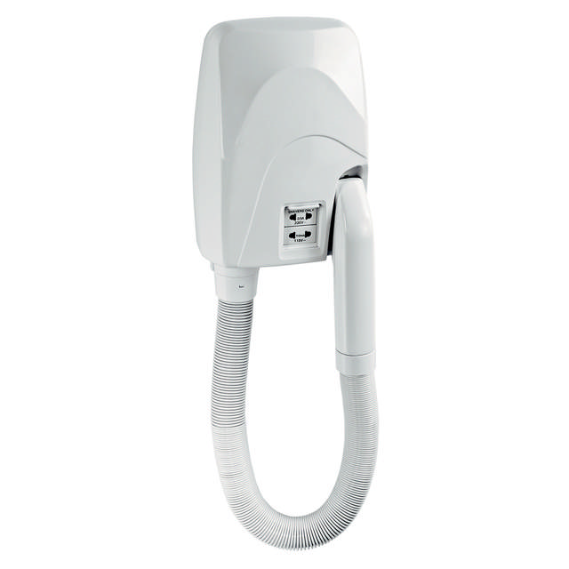 3-speed hair dryer with shaver socket