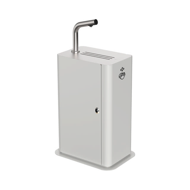 COLUMN JUNIOR sanitiser stand w/adapter, white