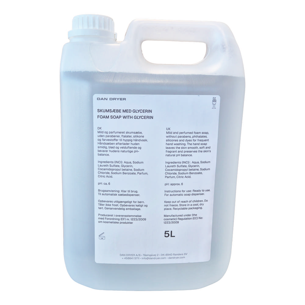 Liquid foam soap, 5 L